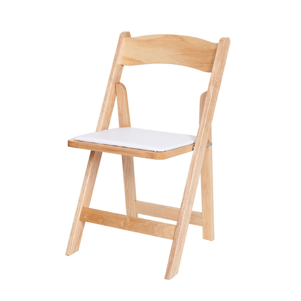 Wooden Natural Folding Chair